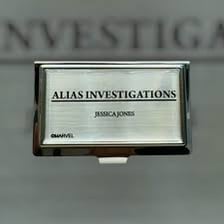 A name card showing an alternate identity or alias