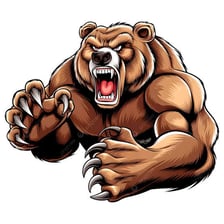 Illustration depicting an aggressive attack