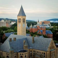 Cornell University buildings in Ithaca, New York.