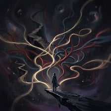 A conceptual illustration representing existence.