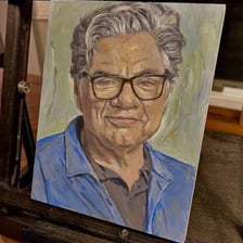 A portrait of actor Oliver Platt.
