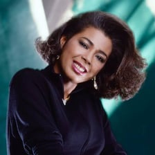 Singer Irene Cara in a portrait or performance photograph.