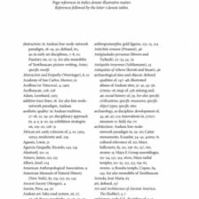 An open reference book showing an alphabetical index.