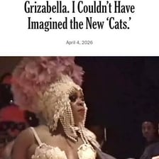 A stage portrayal of Grizabella from the musical Cats.