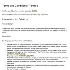 A signed document showing the terms of an agreement