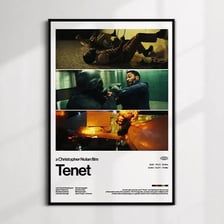 Promotional artwork for the 2020 film Tenet.