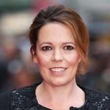 Portrait of British actress Olivia Colman