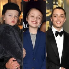 Photograph of Knox Jolie-Pitt with his family