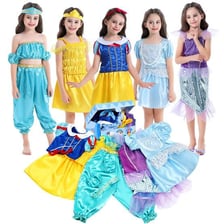 A colorful character costume displayed for dress-up.