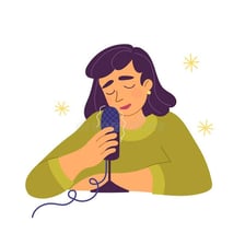 A speaker using a notably smooth and flattering tone
