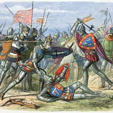 An army capturing a fortified position after defeating its defenders.