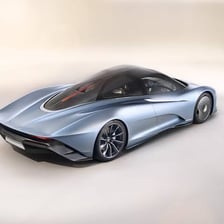 A smooth, streamlined sports car