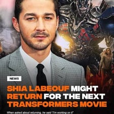 Shia LaBeouf portraying Sam Witwicky in a Transformers film