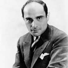 A portrait of lyricist Lorenz Hart
