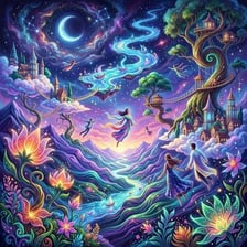 A surreal artwork illustrating creative and imaginative ideas.