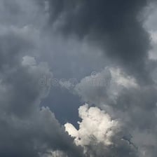 A sky covered with clouds, with little or no visible sunshine.