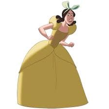 Drizella, Cinderella’s stepsister, depicted as a fairy-tale character.