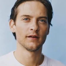 A portrait of actor Tobey Maguire
