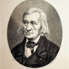 Portrait of German author and folklorist Wilhelm Grimm