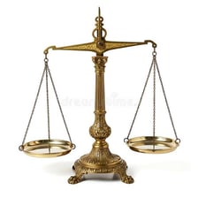 Balanced scales representing fairness and impartial judgment.