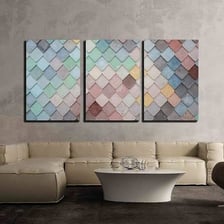 A colorful mosaic artwork made from small tiles