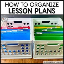 Classroom materials and lesson plans representing an educational curriculum.