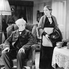 Robert Donat portraying Mr. Chips in the 1934 film Goodbye, Mr. Chips.