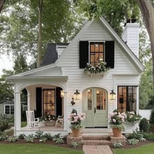 A welcoming house representing a person’s home