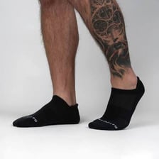 Short anklet socks ending around the ankles.