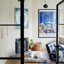 Partitions dividing an interior space into separate sections