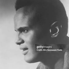 Portraits of Harry Styles and Harry Belafonte, the two figures sharing the first name Harry.