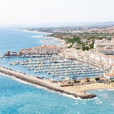 Marbella’s Mediterranean waterfront and marina on Spain’s Costa del Sol