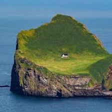 A scenic Icelandic landscape representing Björk’s home country.