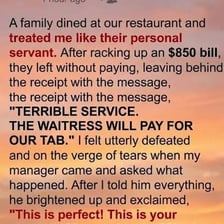 A restaurant table with an unpaid bill after a customer has left
