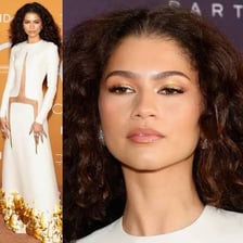Zendaya posing at a premiere for a Dune film