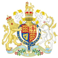A ceremonial portrait or heraldic representation associated with a British baronet.
