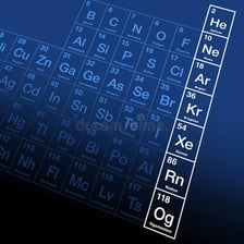 An educational illustration identifying noble gases such as helium, neon, and argon.