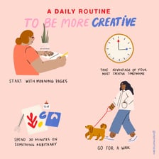 People engaged in an ordinary daily routine.