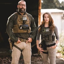 A bounty hunter following clues while searching for a wanted person.