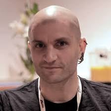Portrait of British science-fiction author China Miéville