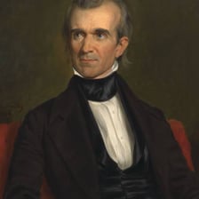 Portrait of James K. Polk, the eleventh president of the United States.