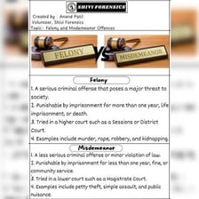 Illustration representing several violations of rules or laws
