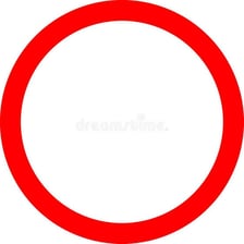 A simple illustration of a circular ring shape.