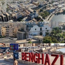 A view of Benghazi, a port city on Libya’s Mediterranean coast