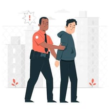 An accomplice assisting another person during a criminal act.