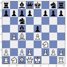 White chess pieces positioned to begin a game.