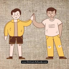 One person supporting a trusted friend