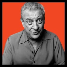Portrait of comedian Rodney Dangerfield