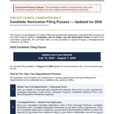 A person submitting paperwork to nominate a candidate.