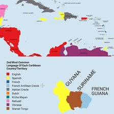 People speaking a Creole language in the Caribbean